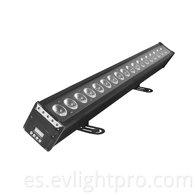 Control de píxeles Buena lavado de lavado Lavadora de pared 18 PCS 10W 4-IN-1 LED Luz de barra impermeable Guangzhou Factory